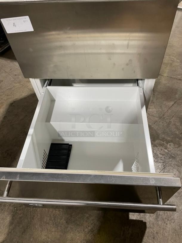 Monogram By GE Appliances Commercial 2 Drawer Undercounter Refrigerator! With Stainless Steel Front Finish! With Digital Controls! - Image 6 of 10