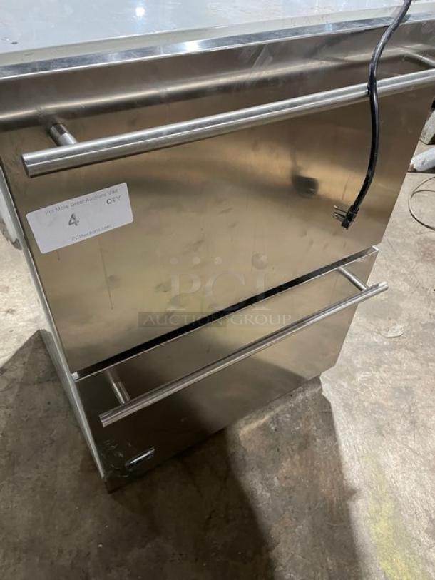 Monogram By GE Appliances Commercial 2 Drawer Undercounter Refrigerator! With Stainless Steel Front Finish! With Digital Controls! - Image 9 of 10