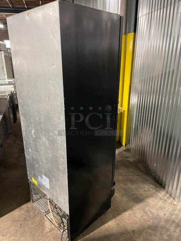 Imbera Commercial Black Single Glass Door Reach In Refrigerator Merchandiser! Energy Star Certified! With Poly Coated Wire Racks! Model: G319 SN: 534130503357! 115V 1 Phase! - Image 4 of 8