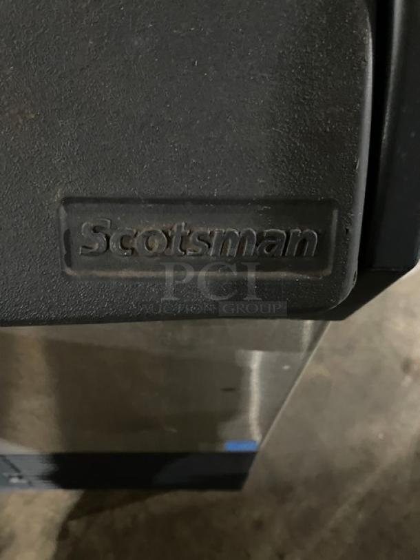 Scotsman Prodigy Series Commercial Stainless Steel Air-Cooled Undercounter Medium Cubed Ice Machine/Storage Bin Combo! Energy Star Certified! With Top Sliding Lid! Model: CU2026MA-1A SN: 10061320010830! 115V 1 Phase! On Legs! - Image 8 of 12