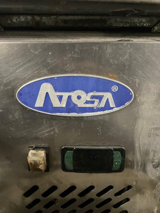 Atosa Commercial Stainless Steel 2 Drawer Refrigerated Chef Base/Equipment Stand! Model: MGF8452GR SN: MGF8452GRAUS10031911319113000C40012! 115V 1 Phase! On Casters! - Image 6 of 9
