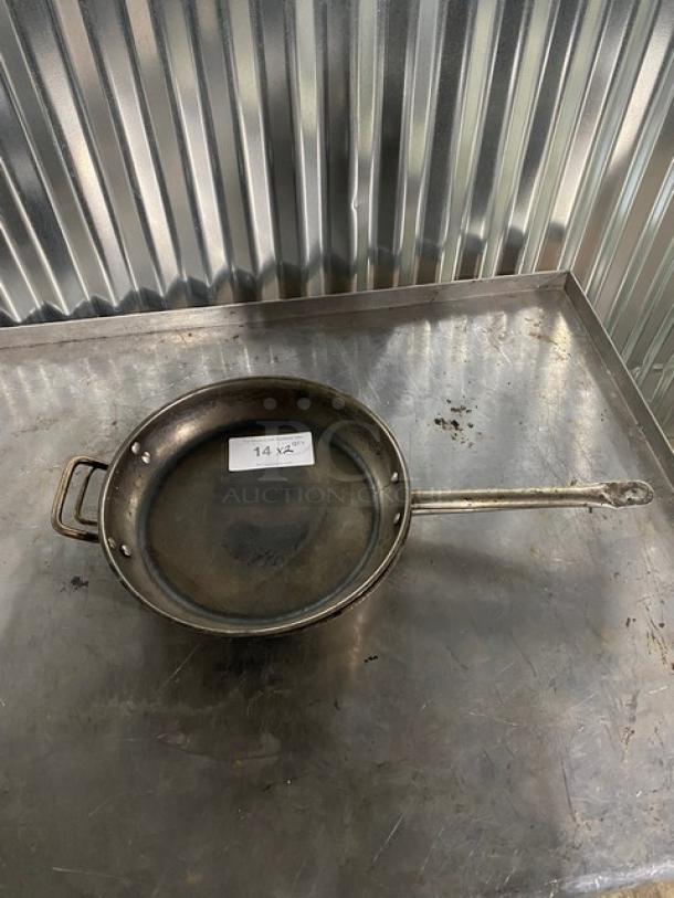 Commercial Frying Pans/Skillets! With Handle! 2X Your Bid! - Image 1 of 6