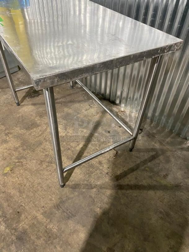Commercial Stainless Steel Worktop Table! On Legs! - Image 2 of 6