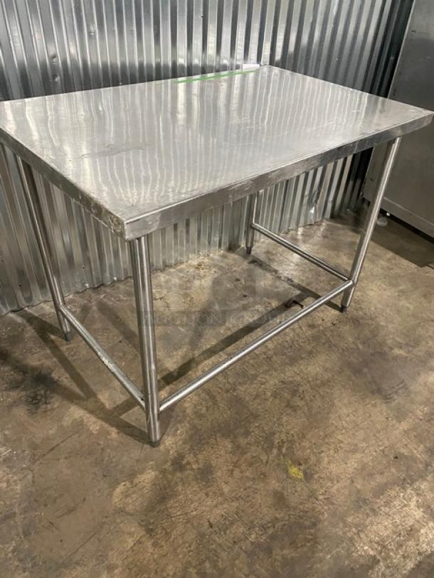 Commercial Stainless Steel Worktop Table! On Legs! - Image 3 of 6