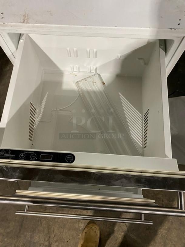 Monogram By GE Appliances Commercial 2 Drawer Undercounter Refrigerator! With Stainless Steel Front Finish! With Digital Controls! - Image 6 of 9