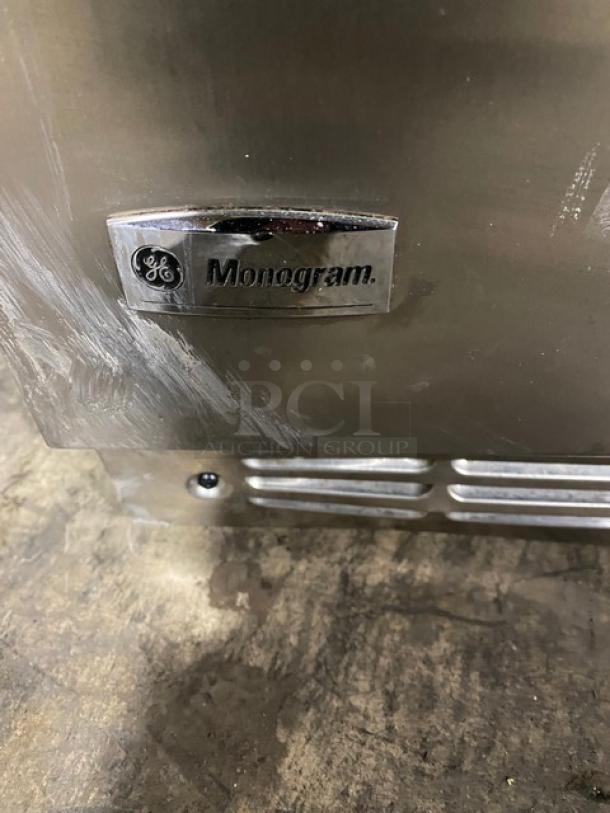 Monogram By GE Appliances Commercial 2 Drawer Undercounter Refrigerator! With Stainless Steel Front Finish! With Digital Controls! - Image 8 of 9