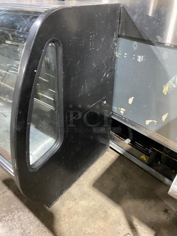 TorRey Commercial Curved Glass Refrigerated Bakery/Deli Merchandiser Display Case! With Adjustable Shelves! With Rear Access Double Glass Sliding Doors! - Image 2 of 9