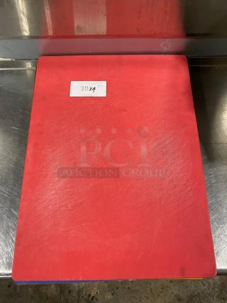 Mixed Multi-Colored Commercial Cutting Boards! 4X Your Bid!