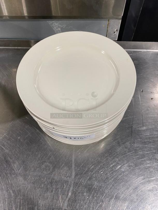 Core Dinnerware Commercial Round White Dinner Plates! 15X Your Bid! - Image 2 of 7