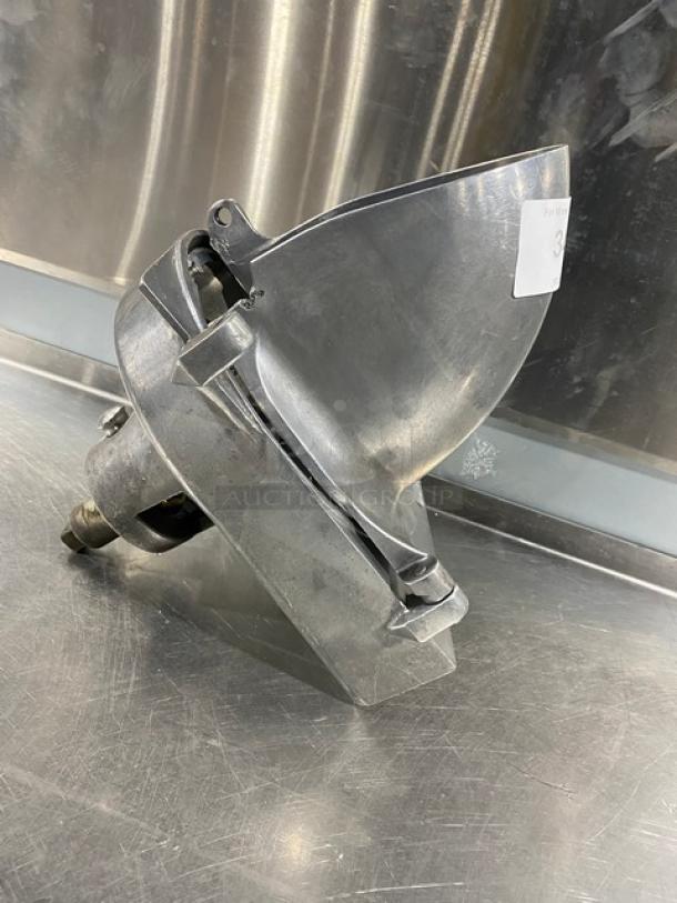 Alfa Commercial Heavy-Gauge Polished Aluminum Shredder/Grinder Attachment! Model: VS-888H! - Image 4 of 11