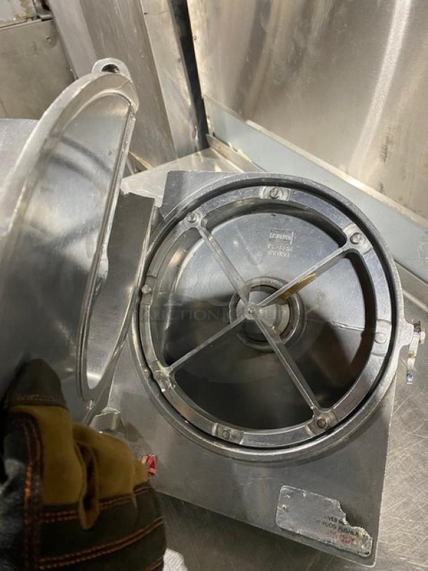Alfa Commercial Heavy-Gauge Polished Aluminum Shredder/Grinder Attachment! Model: VS-888H! - Image 10 of 11