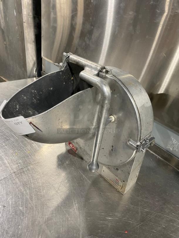 Alfa Commercial Heavy-Gauge Polished Aluminum Shredder/Grinder Attachment! Model: VS-888H! - Image 2 of 9