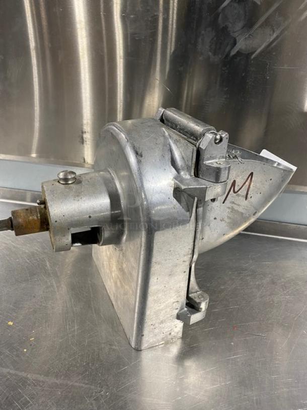 Alfa Commercial Heavy-Gauge Polished Aluminum Shredder/Grinder Attachment! Model: VS-888H! - Image 4 of 9