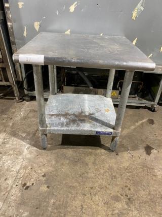 Commercial Stainless Steel Worktop Table! With Single Undershelf! On Legs!