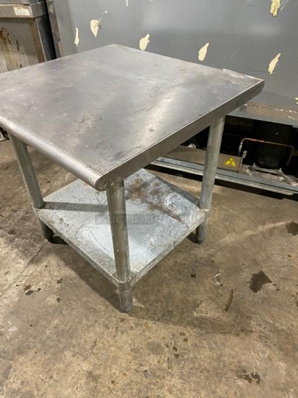 Commercial Stainless Steel Worktop Table! With Single Undershelf! On Legs! - Image 4 of 7