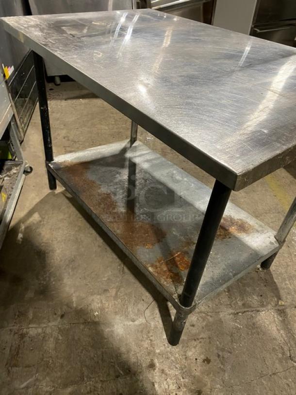 Commercial Stainless Steel Worktop Table! With Single Undershelf! On Legs! - Image 3 of 6