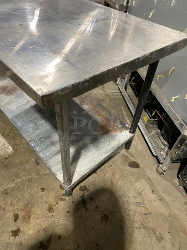 Commercial Stainless Steel Worktop Table! With Single Undershelf! On Legs! - Image 4 of 6