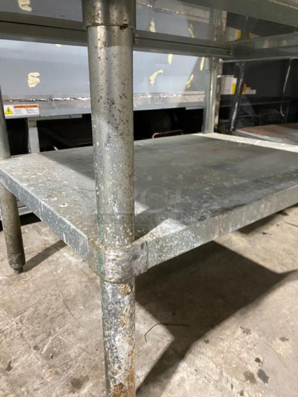 Commercial Stainless Steel Worktop Table! With 1.5" Back & Side Splash! With Single Undershelf! On Legs! - Image 6 of 7