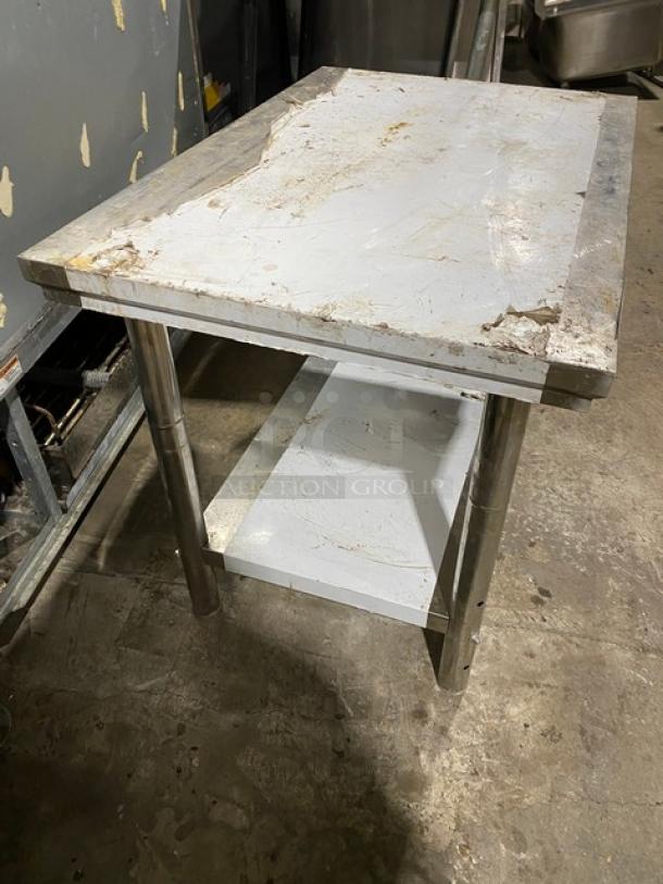 Vevor Commercial Stainless Steel Worktop Table! With Single Undershelf! On Legs! - Image 4 of 7