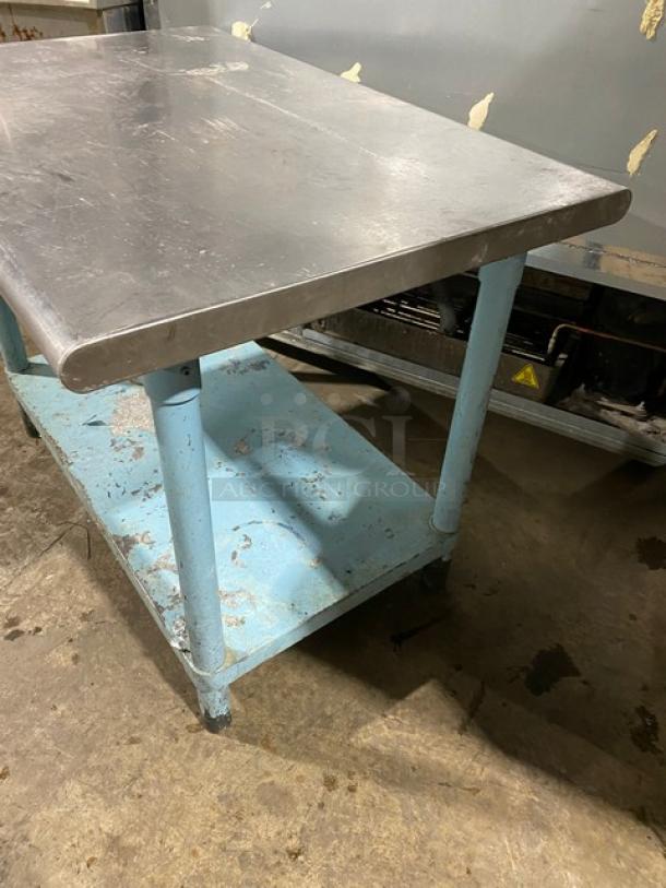 Commercial Stainless Steel Worktop Table! With Single Undershelf! On Legs! - Image 2 of 6