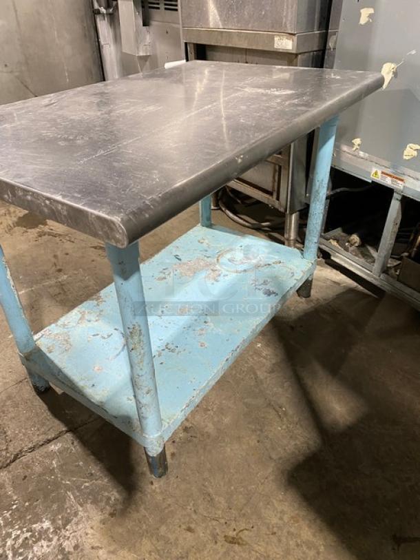 Commercial Stainless Steel Worktop Table! With Single Undershelf! On Legs! - Image 3 of 6