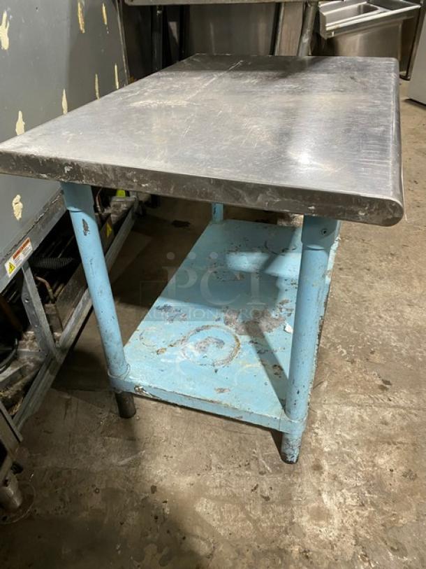 Commercial Stainless Steel Worktop Table! With Single Undershelf! On Legs! - Image 4 of 6