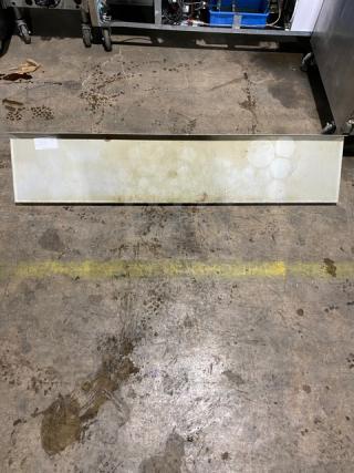 Commercial Stainless Steel Wall-Mount Shelf! With Turned Up Back Splash!