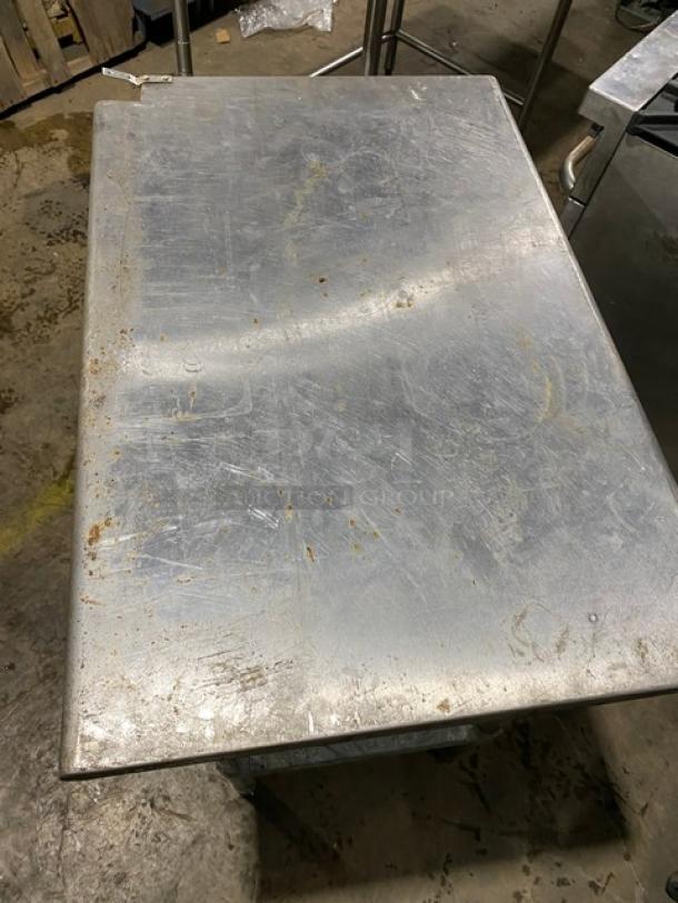 L & J Manufacturing Commercial Stainless Steel Worktop Table! With Single Undershelf! On Legs! - Image 5 of 6