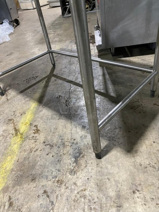 Commercial Stainless Steel Worktop Table! On Legs! - Image 6 of 6