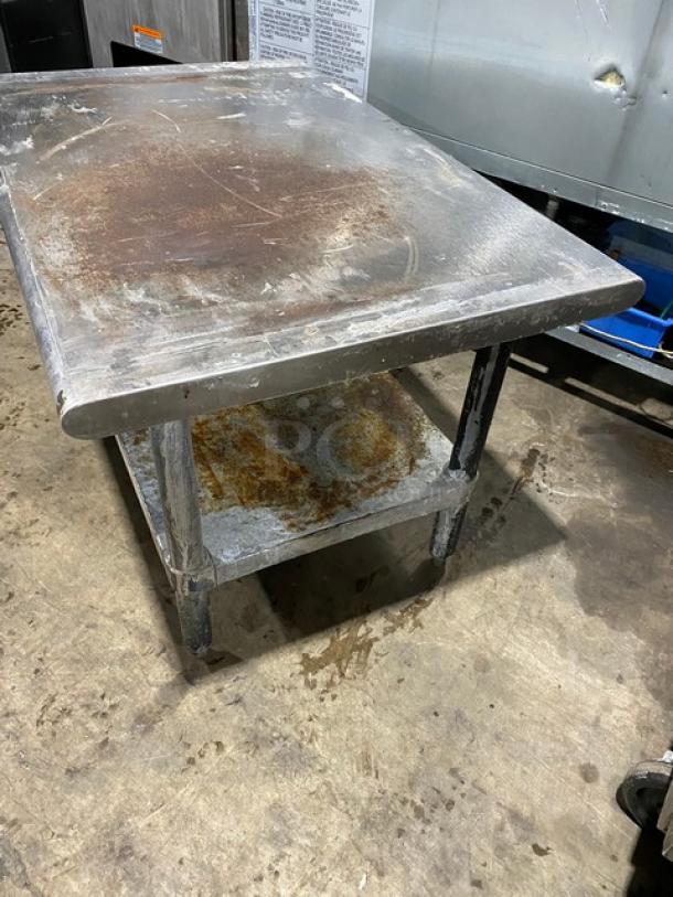 Commercial Stainless Steel Worktop Table! With Single Undershelf! On Legs! - Image 2 of 6