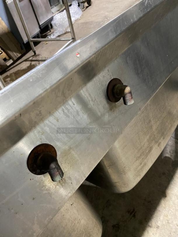 Eagle Group Commercial Stainless Steel 2 Compartment Prep Sink! With Back & Mini Side Splash! - Image 8 of 8