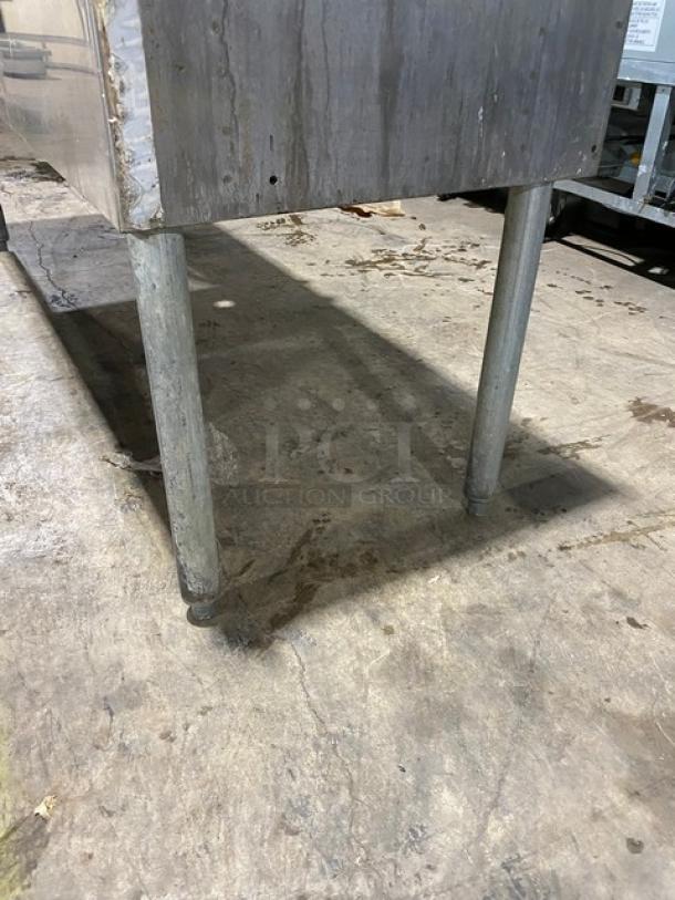 Krowne Commercial Stainless Steel 3 Compartment Underbar Sink! With Left & Right Side Drainboards! With Back Splash! Model: 18-53C SN: 03030006008! On Legs! - Image 7 of 8