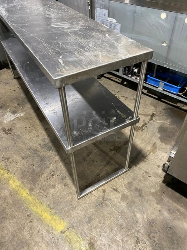 Commercial Stainless Steel Double Overhead Shelf! - Image 2 of 7