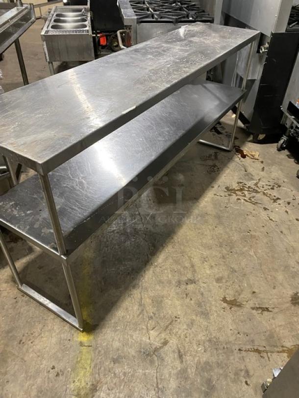 Commercial Stainless Steel Double Overhead Shelf! - Image 3 of 7