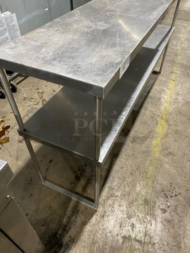 Commercial Stainless Steel Double Overhead Shelf! - Image 4 of 7