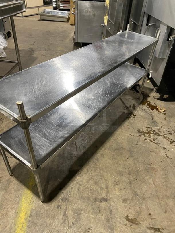 Commercial Stainless Steel Double Overhead Shelf! - Image 3 of 7