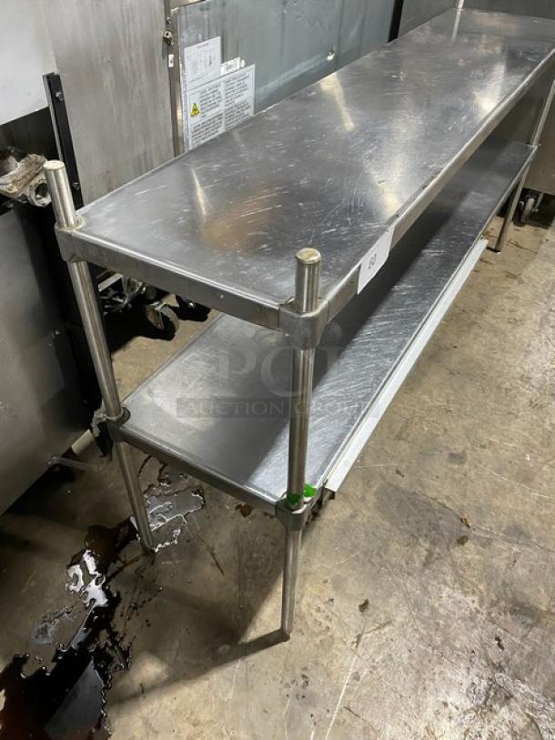 Commercial Stainless Steel Double Overhead Shelf! - Image 4 of 7