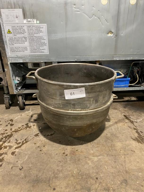 Commercial Heavy Duty 60 Quart Mixing Bowl! With Handles! - Image 1 of 8