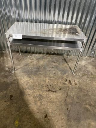Commercial Stainless Steel Double Overhead Shelf!