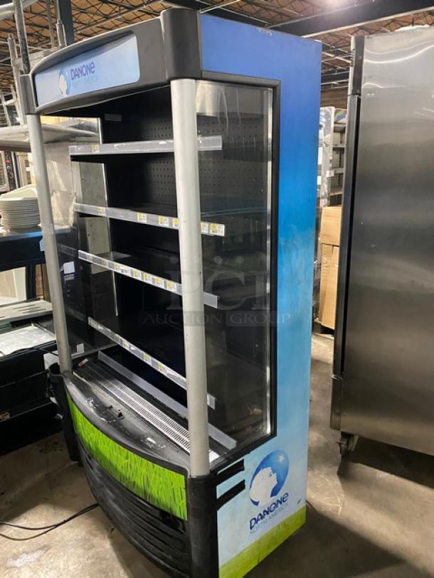 AHT Commercial Open Air Self-Contained Multi-Tier Refrigerated Grab-N-Go Merchandiser Display Case! With Adjustable Shelves & Tag/Label Holders! - Image 2 of 8