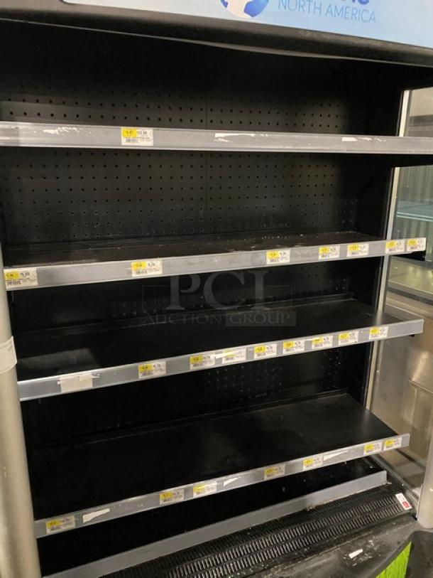 AHT Commercial Open Air Self-Contained Multi-Tier Refrigerated Grab-N-Go Merchandiser Display Case! With Adjustable Shelves & Tag/Label Holders! - Image 5 of 8