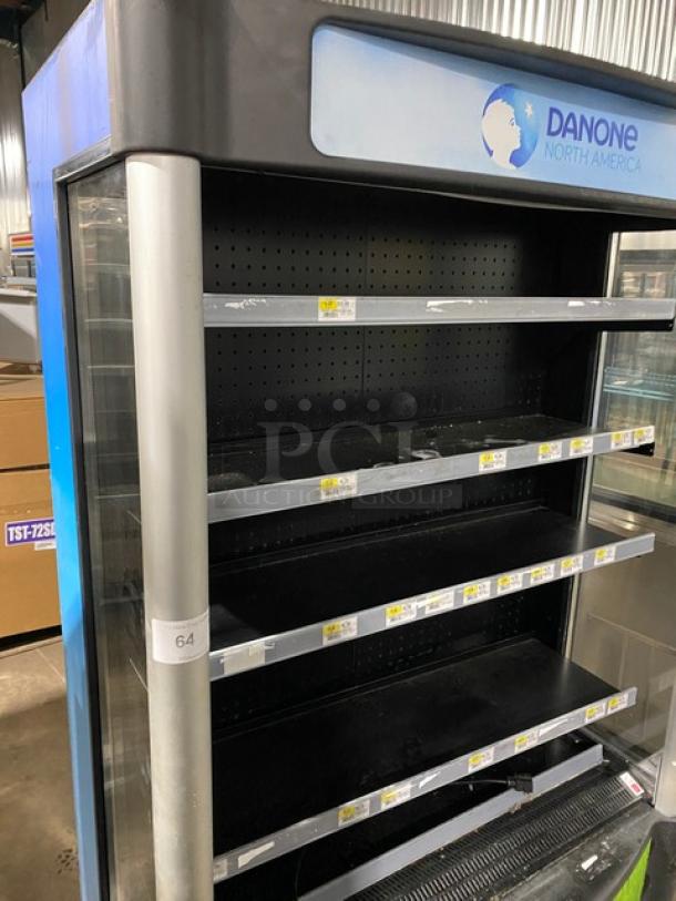 AHT Commercial Open Air Self-Contained Multi-Tier Refrigerated Grab-N-Go Merchandiser Display Case! With Adjustable Shelves & Tag/Label Holders! - Image 8 of 8