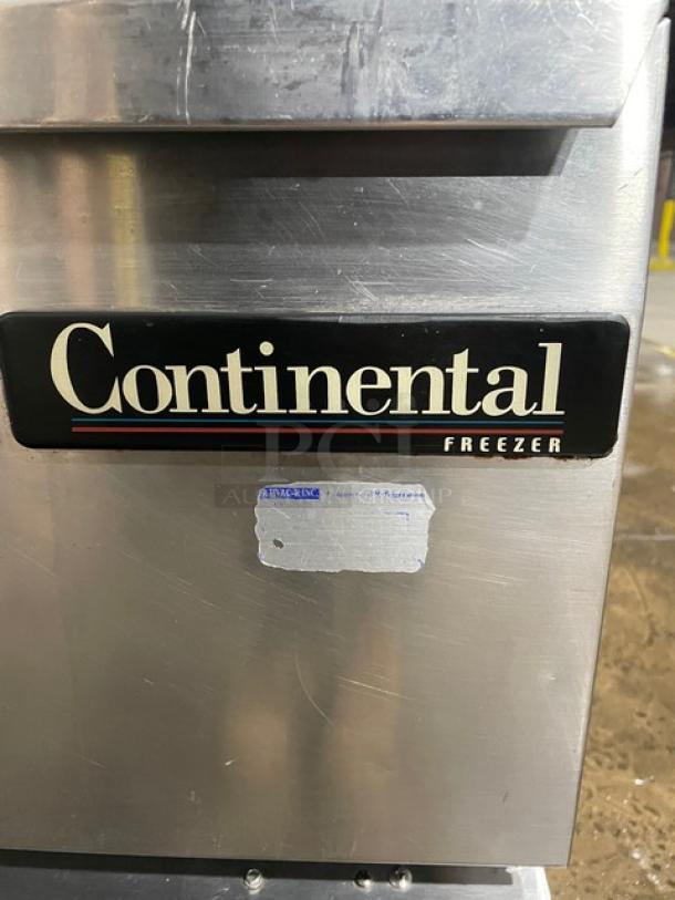Continental Commercial Stainless Steel 2 Drawer Undercounter Worktop Freezer! Model: SWF27 SN: 15560251! 115V 1 Phase! On Casters! - Image 7 of 11