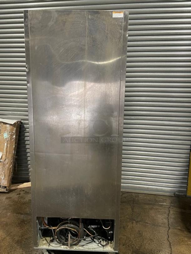 Beverage-Air Horizon Series Commercial Stainless Steel Solid Single Door Reach In Freezer! With Poly Coated Wire Racks! Model: HBF27-1 SN: 11511786! 115V 1 Phase! On Casters! - Image 3 of 10