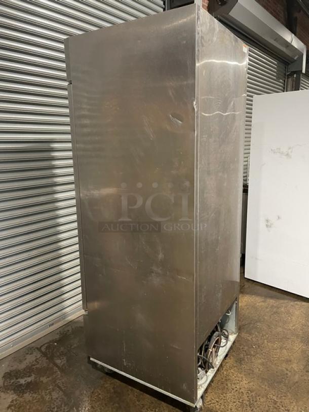 Beverage-Air Horizon Series Commercial Stainless Steel Solid Single Door Reach In Freezer! With Poly Coated Wire Racks! Model: HBF27-1 SN: 11511786! 115V 1 Phase! On Casters! - Image 4 of 10