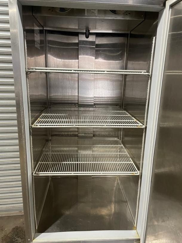 Beverage-Air Horizon Series Commercial Stainless Steel Solid Single Door Reach In Freezer! With Poly Coated Wire Racks! Model: HBF27-1 SN: 11511786! 115V 1 Phase! On Casters! - Image 5 of 10