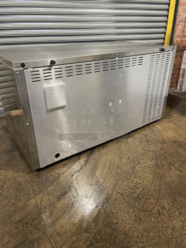 Continental Commercial Stainless Steel 2 Door Undercounter Worktop Freezer! With Poly Coated Wire Racks! Model: DL60 SN: 15763941! 115V 1 Phase! On Casters! - Image 3 of 10
