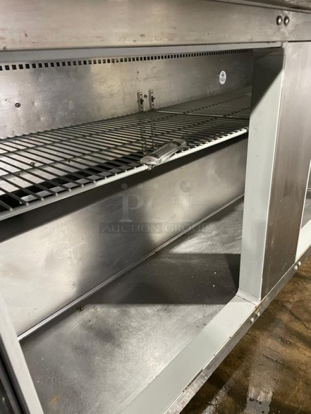 Continental Commercial Stainless Steel 2 Door Undercounter Worktop Freezer! With Poly Coated Wire Racks! Model: DL60 SN: 15763941! 115V 1 Phase! On Casters! - Image 6 of 10