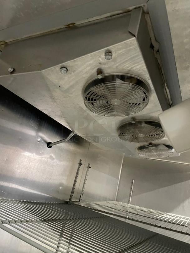 Continental Commercial Stainless Steel Solid 3 Door Reach In Freezer! With Poly Coated Wire Racks! Model: 3F SN: 15597395! 115/208-230V 1 Phase! On Casters! - Image 7 of 12