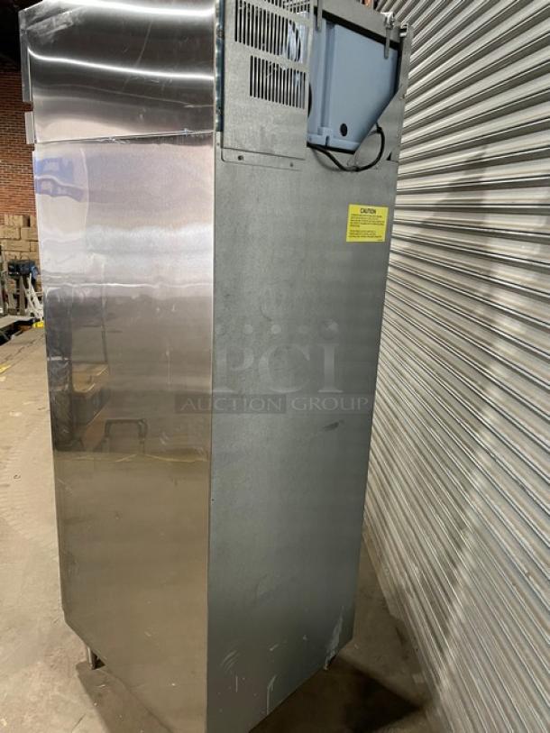 Hoshizaki Professional Series Commercial Stainless Steel Solid Single Door Reach In Freezer! With Poly Coated Wire Racks! Model: FH1-SSB SN: V50954B! 115V 1 Phase! On Legs! - Image 3 of 10